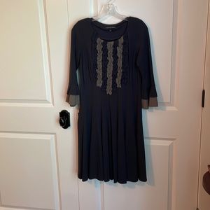 Chris McLaughlin knit A line knee length dress